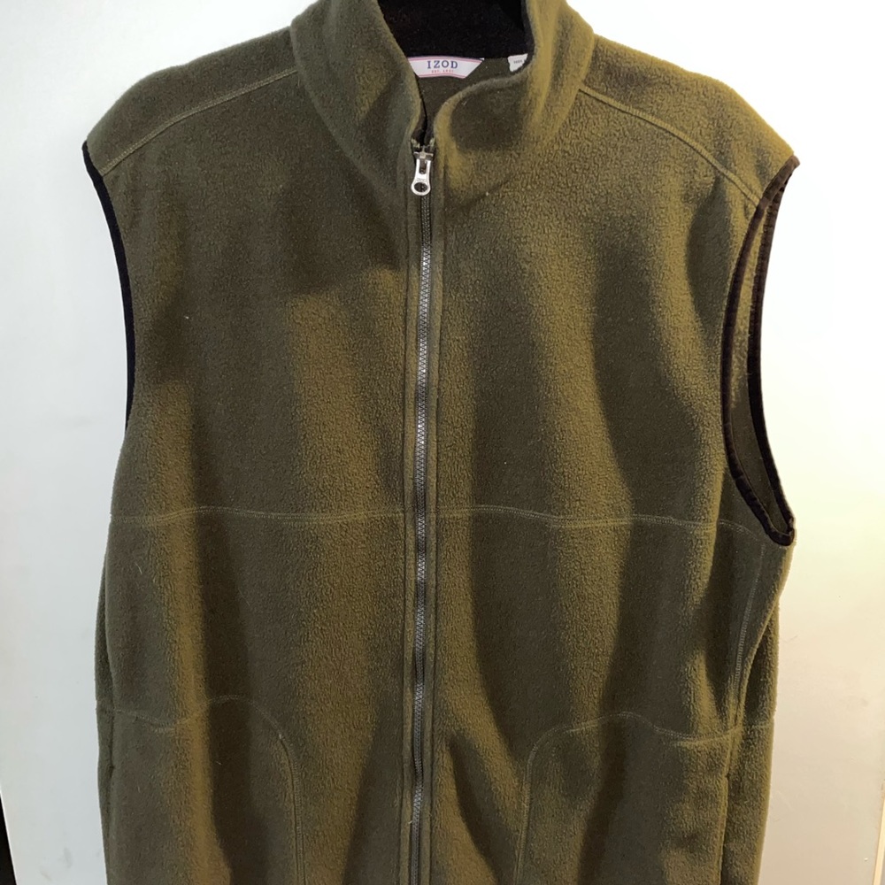 Izod large vest w/ zipper